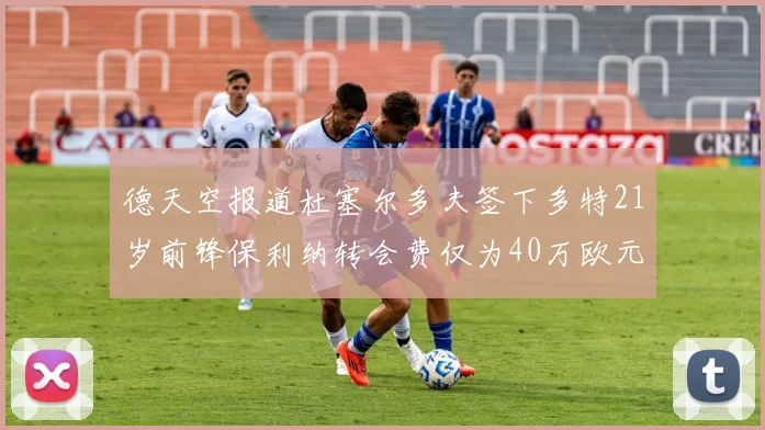 德天空报道杜塞尔多夫签下多特21岁前锋保利纳转会费仅为40万欧元